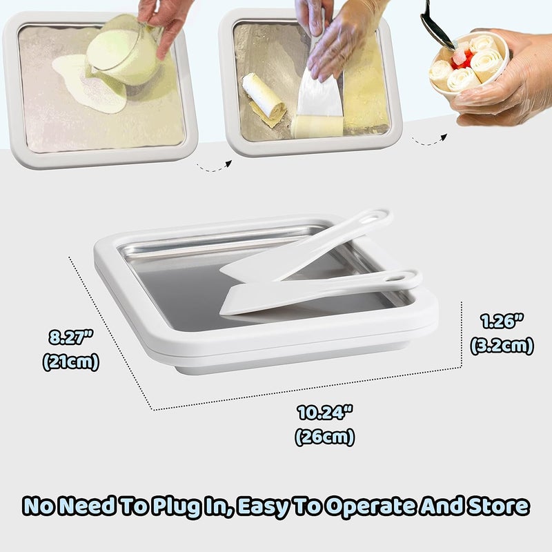 JoyMech صانع الآيس كريم الفوري مثالي لصنع آيس كريم ناعم، سلاش، زبادي مثلج، شربات، جيلاتو، وآيس كريم ملفوف - Image 4